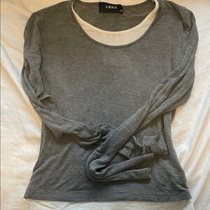 Cider Charcoal Long Sleeve Top